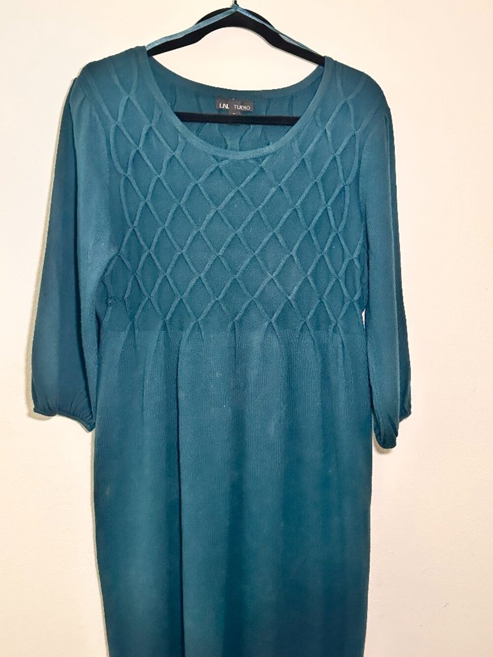 Teal Sweater Dress